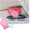 CGEAMDY Brillenhalter Für Auto Sonnenblende, Universal Auto Visier Brille Halterung, Magnetischer Leder Brillenhalter Clip Für Auto, Ticket Karten Clip Brillen Halterung Geschenke (Rosa)