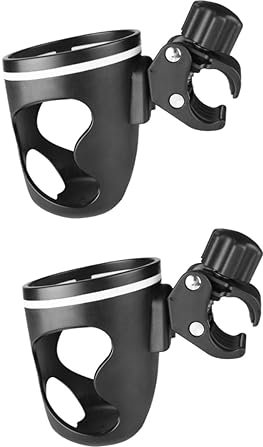 Toyvian Cup-Organisator 2st Flaschenhalter Becherhalter Für Kinderwagen Getränkehalter Rollstuhl Fahrrad Fahrradflaschenhalter