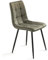 Mondo Viro Moderner Stuhl Arca, Gestell aus lackiertem Metall, Sitzfläche aus Kunstleder, Soft-Touch-Effekt, 45 x 53 cm, 88 h (4, Olive)