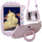 ZOOMALL Kinder-Schutzhülle Kompatibel mit Honor Pad 9 Tablet 12,1 Zoll (HEY2-W09) Stoßfest um 360 Grad Drehbar mit Schulterriemenabdeckung, Katze