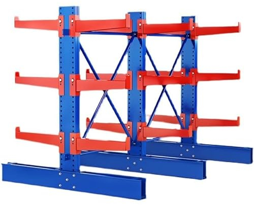 Bayram Étagère principale pour palettes - 2 m de haut x 1,5 de large x 2,90 m de long - Charge maximale : 500 kg par bras - Pour charges lourdes