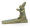 Wrought Iron Hare Door Wedge | Vintage Style Rabbit Door Stopper Wedge | Metal Animal Doorstop Wedge - 16cm