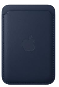 Apple iPhone Feingewebe Wallet mit MagSafe – Tiefblau 