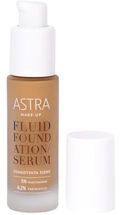 Astra Fluid Foundation Serum, multifunktionales Foundationsserum (06-DEEP, 19 ml)