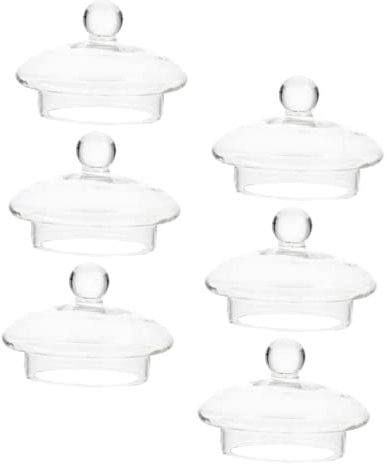 TOPBATHY Tea Strainer Lid 6 Pack Replacement Covers for Teapot and Practical Home Use