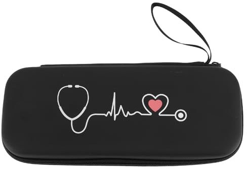 Stethoskop-Koffer für Classic III für Lightweight II S.E für Cardiology III, Harter Stethoskop-Koffer, Tragetasche mit Netztasche für Stethoskop-Zubehör