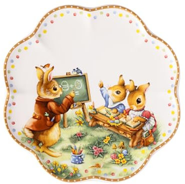 Villeroy & Boch - Annual Easter Edition 2025 piatto colorato da 22,5 cm, piatto di Pasqua, piatto piano in ceramica, pezzo da collezione in edizione limitata, porcellana Premium