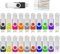 Lot de 50 Clé USB 16 Go ABLAZE Clef USB 16Go Rotation Pendrive Disque USB 2.0 Mémoire Stick avec 20 Cordes (10 Couleurs,16GB*50PCS)