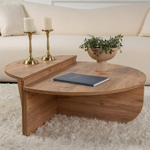 Dmora Couchtisch Feglino 90x60x35h cm Braun