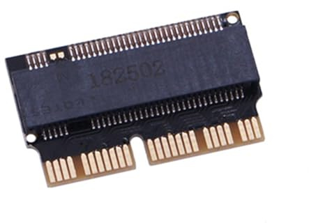 M.2 Adapter PCIe M.2 auf SSD für 2013 2014 2015 A1465 A1466 A1502 A1398 Laptops PCIE NVMe SSD Konverterkarte Ersatz schwarzer Bildschirm Herunterfahren Enter