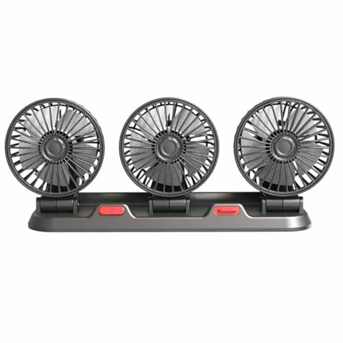 Ventilador de refrigeración del automóvil,Ventilador de Cabezales para vehículos - Personal pequeño de Aire de refrigeración USB / 12V / 24V, 2 velocidades, Ventilador eléctrico para camión