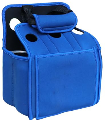 Hosoncovy Borsa da trasporto per 6 bottiglie di birra, elastica, isolata, in neoprene, con manico, per birra, biberon, lattine, bevande