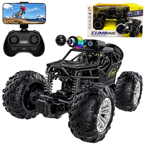 Beafaoo Remote Control Cars, 2.4GHz High Speed Radio Controlled Cars, 1:18 Off Road RC Cars for Adults, Featuring High-Definition Video Recording Capability, for Boys and Girls