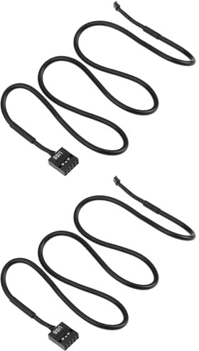 ECSiNG 2pcs 3pin to USB CPU Cooling Fan Connector Cable Compatible with AMD Ryzen 7 Compatible with Wraith Prism LED RGB
