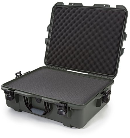 Nanuk 945 Hartschalenkoffer mit Schaumstoffeinlage, wasserdicht, Olivgrün