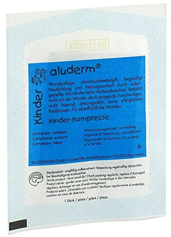 aluderm® Kinder Kompresse 6 x 6 cm