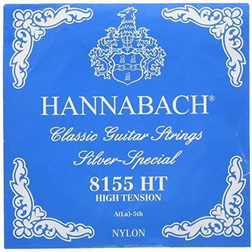 Hannabach Corde per chitarra classica Serie 815 High Tension Silver Special, corde singole A5/La5