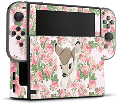 DeinDesign Autocollant Compatible avec Nintendo Switch Sticker Film Autocollant Bambi Disney Produit sous Licence Officielle
