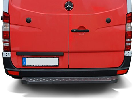 Heckeinstieg Schwarz mit Teilegutachten - nur für Fahrzeuge ohne Anhängerkupplung