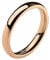 Mianova Band-Ring Edelstahl Herrenring Damenring Partnerring Trauring Verlobungsring Damen Herren Rosegold Größe 58 (18.5) Breit 3mm