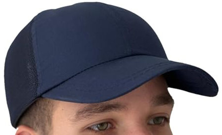 Silent Sicherheits-Anschlagkappe, harte Mütze, Baseball-Stil, Kopfschutz, EN 812 zertifiziert (Marineblau)