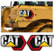 Für 2x große Escavator Caterpillar Aufkleber Katze Riesige Abziehbilder 106 cm * 66 cm (Size : 26x16.5cm)