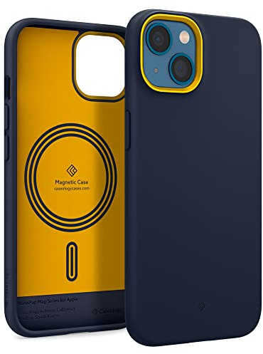 Caseology Nano Pop Mag Hülle Kompatibel mit iPhone 13 - Blueberry Navy