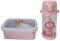Set para el cole de Botella y Fiambrera de Olmitos (rosa)