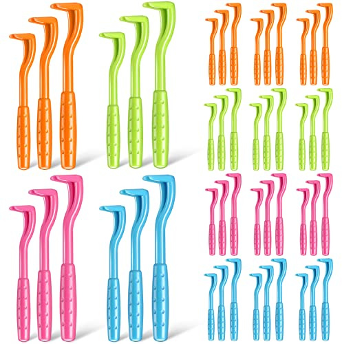 Kittmip 48 Pack Tick Remover Tool for Dog Cats Human 3 Sizes