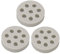YUMILI Moldes para hornear, 3 piezas Molde de silicona Forma de frambuesa Fácil desmoldar Molde para hornear gris suave y flexible para bricolaje Pastel Fondant Chocolate