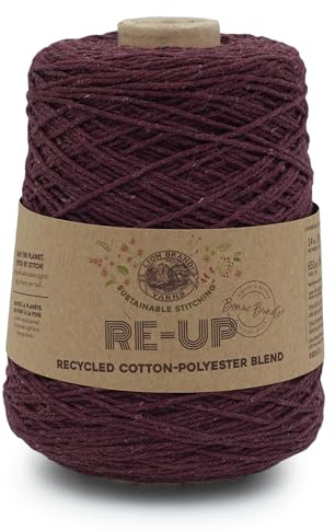 Lion Brand Yarn Re-Up Bonus Bundle Yarn, Pomegranate