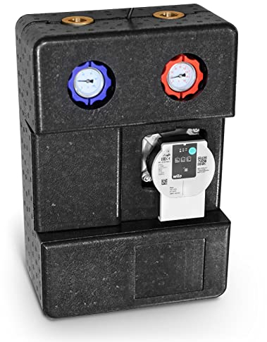 SUNEX® Heizkreisstation GPO DN25 WILO Pumpengruppe Heizkreisset Umwälzpumpe für Heizungsanlagen Kühlsysteme Fußbodenheizung