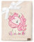 Be Mammy Warme Kuscheldecke Babydecke Blanket Baby Geschenk BE20-168 (Beige - Einhorn)