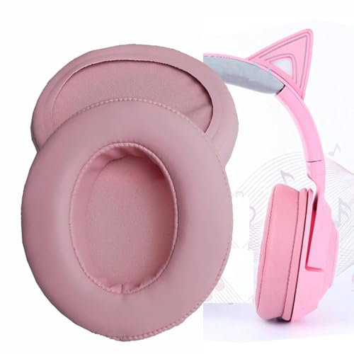 V-MOTA Almohadillas Compatibles Con Auriculares Razer Kraken BT Kitty Edition, X, X Ultralight, X Lite, X Doraemon 50th Sobre la Oreja (Rosa)