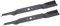 SECURA Jeu de lames (éjection) compatible avec Murray 40501x30A Tracteur de pelouse