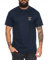 Ruffy T-Shirt Brodé Homme - Broderie Chemise Straw Hat One Pirate Piece Anime Luffy Zoro, Tasse:Bleu foncé, Taille:XL