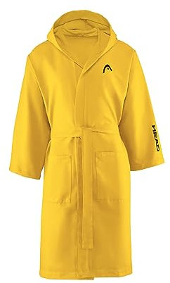 osama home HEAD Active - Accappatoio Uomo e Donna con Cappuccio e Tasche, Accappatoio Microfibra Leggero a Rapida Asciugatura - Accappatoio Donna e Uomo Morbido, Assorbente e Salvaspazio