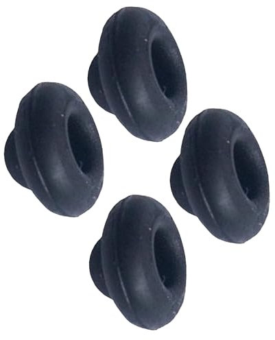 QUAILITAS Anti-Vibration Rubber Feet [4 Pieces] – Universal Vibration Reducing Stabilizer Legs for Appliance, Washing Machine, Durable Rubber Feet for Whirlpool Dishwasher– Parts & Accessories