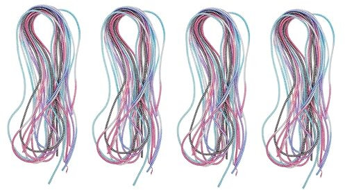 OSALADI 32pcs Wire Hider Coiled Tube Wrap Sleeve Electroplating Protective Cover for Data Network and Charging Cables Stylish and Safe Design
