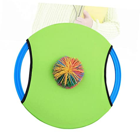 CIMAXIC Jeu De Trampoline Paddle Et Balle Ensemble De Disc Volant pour Amusement Plein Air pour Garçon Fille Et Adultes Paddle Et Balle Couleurs Aléatoires