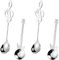 Gitarre Kaffeelöffel Set,Gitarre Kaffeelöffel und Musiknote Kaffeelöffel,Musiker Geschenke,Edelstahl,Lustig Musik Deko Geschenk Teelöffel,für Tee, Milch, Kaffee, Dessert, Drink, Milchshake