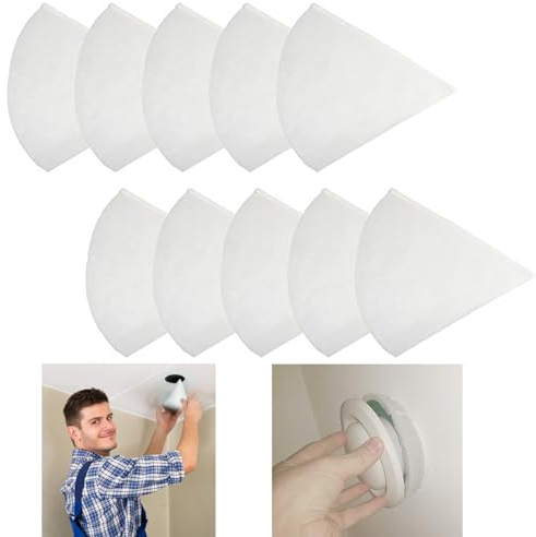 sylbx 10 Stück Kegelfilter DN 125,G4 Filter Lüftungsanlag,Konische Abluftfilter,Filtermatten für lüftungsanlagen,Kegelfilter Set für alle Arten von Lüftungssystemen in Häusern (Länge 180 mm)