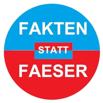 Sammys Shirt Store Fakten statt Faeser Linksextremismus Aufkleber 24 cm
