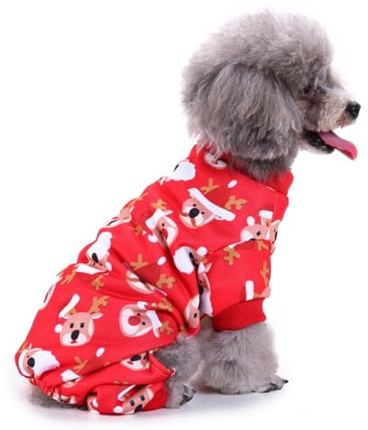 LYXLBX Elch-Cosplay-Haustierkostüm für Hunde und Katzen – perfekt für Halloween und Weihnachten – festliches Elchmuster, Komfortables Design,Geeignet für kleine bis mittelgroße Katzen und Hunde,M