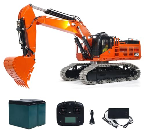 wheelfun 1/8 385CF Riesiger Metall-Hydraulik-RC-Bagger Schwere Ferngesteuerte Bagger RC Hobby Modelle