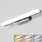 Lightess 40CM LED Bathroom Mirror Light with Switch Bathroom Above Mirror Light IP44 Wall Lamp Stainless Steel Hotel Bedside 6W Picture Wall Lights Shaver Make Up Sconce Lights