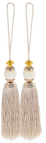Anneome 2piezas Borlas para Cortinas Accesorios De Adorno Borlas De Poliéster para Decoración del para Manualidades y Complementos De Bolsos