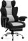 GTPLAYER Gaming Chair, Executive Office Desk Ergonomic Computer Chair with Footrest Heavy Duty High Back Lumbar Support Home Recliner Swivel Chairs (Black-Grey)