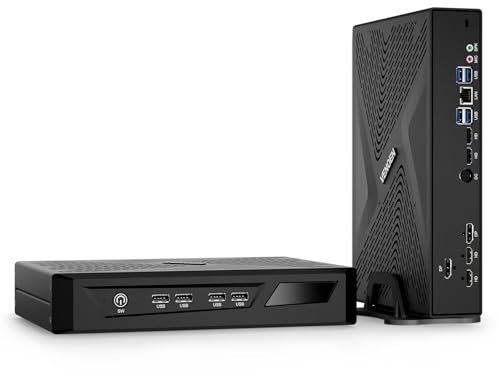 VENOEN Mini Gaming PC RTX 3050 Mini PC 13th Core i7 13700H,8K Quad Display Win11 Pro Mini Desktop Computer, 32G DDR4 RAM 512G NVME SSD, 2*HD/2*DP/RJ45 LAN/8*USB/WIFI 6/BT 5.2, Gaming Mini Computer