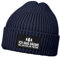MoonWorks® Herren Beanie mit Patch Strickmütze mit Spruch Ich mag Bäume -die halten die Fresse Aufdruck Lustig Mütze Männer Navy Unisize